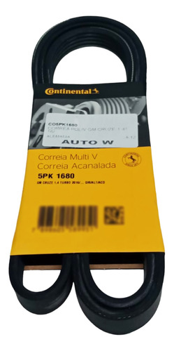 Correa Poli-v Chevrolet Cruze 1.4t Contitech 5pk1680
