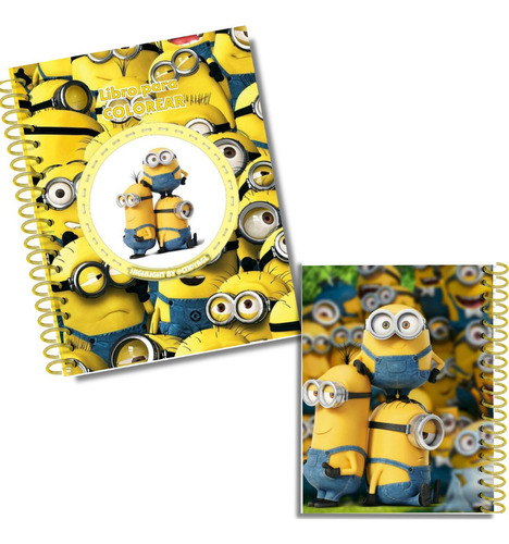 Libro Para Colorear 60 Dibujos Los Minions