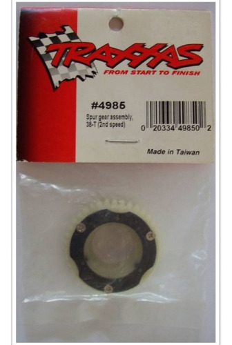 Traxxas 4985, Spur Gear Assembly 38t, 2nd Speed, Engranaje. 