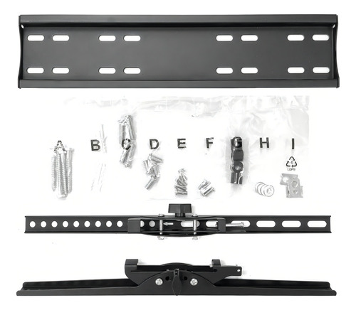 Soporte Tv Pared Angulo Vesa 40x40 40 43 46 50 55 Pulgadas Color Negro