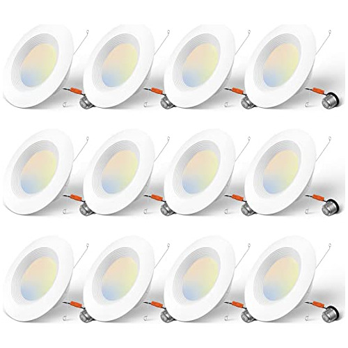 Pack De 12 Luces Led Empotradas De 5/6 Pulgadas, Regula...