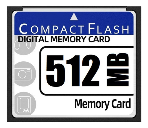 Tarjeta De Memoria Compact Flash De 512 Mb Para Cámara, Adve