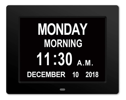 Reloj Digital Calendario (negro)