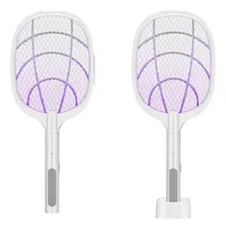 Comprar Raqueta Eléctrica Recargable Blanco Mata Moscas E Insectos