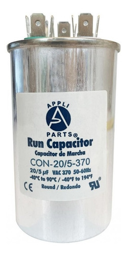 Appli Parts Condensador Capacitor De Marcha 20+5 Mfd (