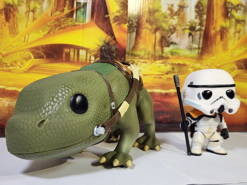 Funko Pop Star Wars Sandtrooper Y Dewback (Usado)