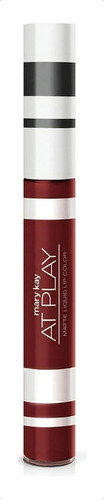 Labial Mary Kay Liquid Lipstick At Play color red envy satinado