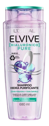 Shampoo Elvive Hialurónico Pure 680 Ml