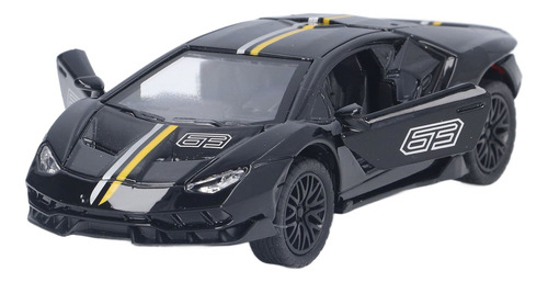 Coche Retráctil De Metal, Modelo De Aleación 1:32, Duradero,
