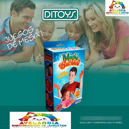 Ditoys Magic Bubbles - Juego De Burbujas 5-12 Años