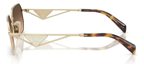 Solar Feminino Prada Original Pra51s Zvn50c 58mm - Metal