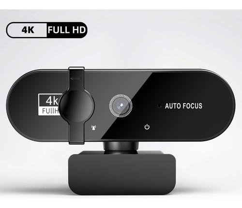Webcam 4k Cámara Web Mini 30fps Usb Con Micrófono