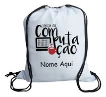 Comprar Mochilinha Sacolinha Ciência Da Computação Profissão 10un