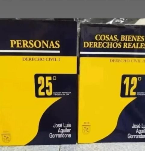 Combo De Libros Derecho Civil 1 Y 2 Autor José Gorrondona