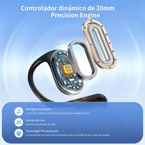 Audífonos Ai Traductores 150 Amable Traductor Idiomas Auriculares Inalámbricos Bluetooth Deportivos Manos Libres Cancelación Del Ruido Open-ear Headset Micrófono Hd Integrado Con Ganchos Color Negro
