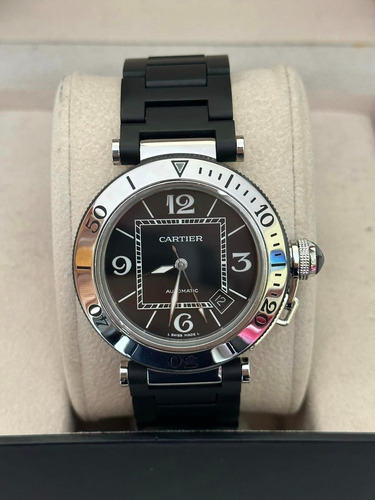 Imagen 7 de 9 de Reloj Cartier Pasha Seatimer 2790 Para Caballero