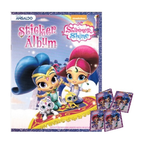 Álbum + 50 Sobres Shimmer Y Shine.