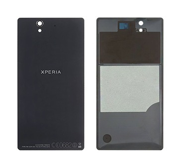 Tapa Trasera Batería Cristal Negro Sony Xperia Z C6603