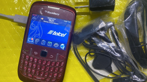 Blackberry 8520 Para Uso Telcel Color Tinto. Impecable.