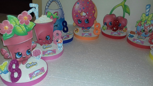 Centros De Mesa De Shopkins Comidas Vivientes