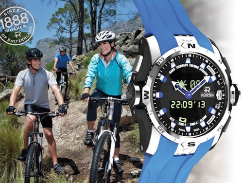 Relógio Roamer Trekk Master Expedition Swiss Made Safira