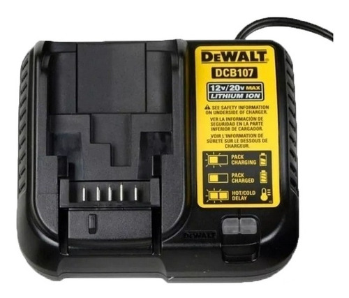 Cargador De 12/20v Max Dcb107 Dewalt Con Envío Gratis!