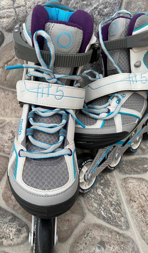 Imagen 4 de 10 de Patines Lineales De Dama Talla 38