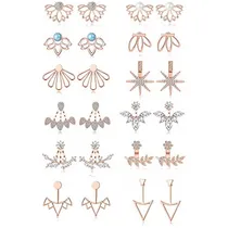 Comprar Aretes De Flor De Loto Aretes De Circonita Cúbica