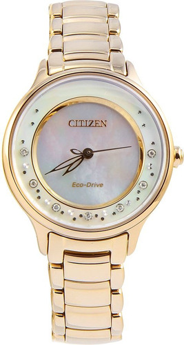 Reloj Citizen Para Mujer Em038286d Eco-drive Circulo De