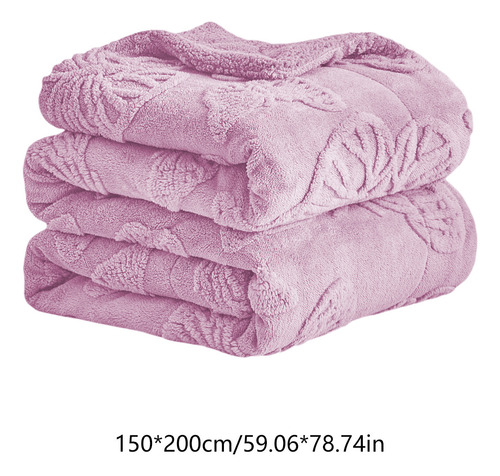 Cobertor Jacquards Q Dimensional De Veludo De Dupla Face But