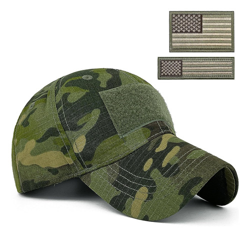 Sombreros De Béisbol De Camuflaje Para Hombre Con Bandera