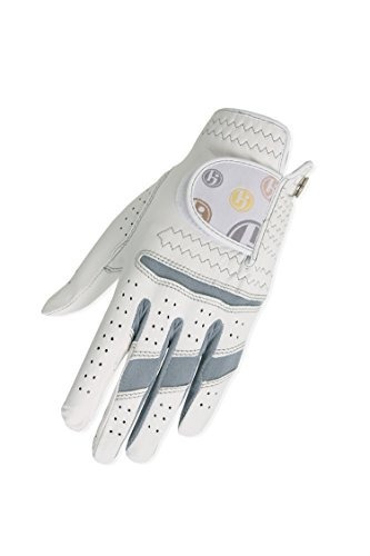 Hj Glove - Guante De Golf Daisy, Gris, Acero, Para Mujeres,