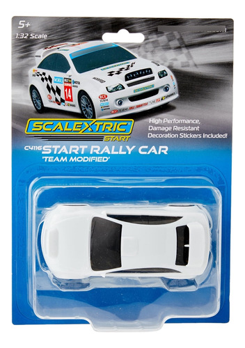 Scalextric Empezar Rally Style Car Team Modificado 1:32 Ran. Color Azul