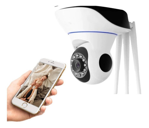 Imagen 1 de 10 de Cámara De Seguridad Camara Profesional Wifi Ip Hd Sensor Int