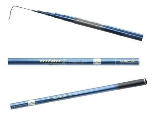 Vara de pesca barranco telescopica Triton Maruri 3.6m cor azul