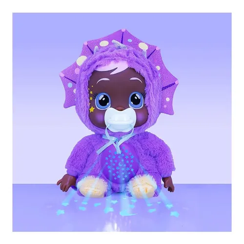 Muñeca Baby Sleep Music, perezoso que respira intensamente, color rosa  morado