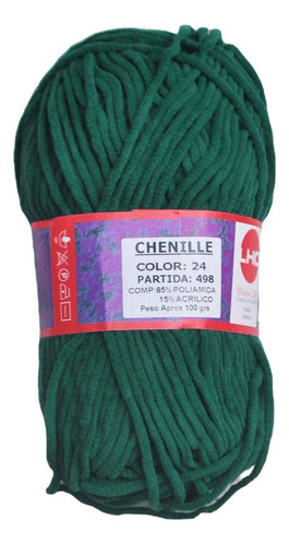 Chenille Lho 1 Kg (10 Ovillos 100 Gr)