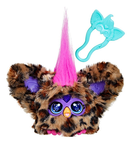 Furby Furblets Miniamigo Chee-chee Pelaje De Guepardo Marrón Claro