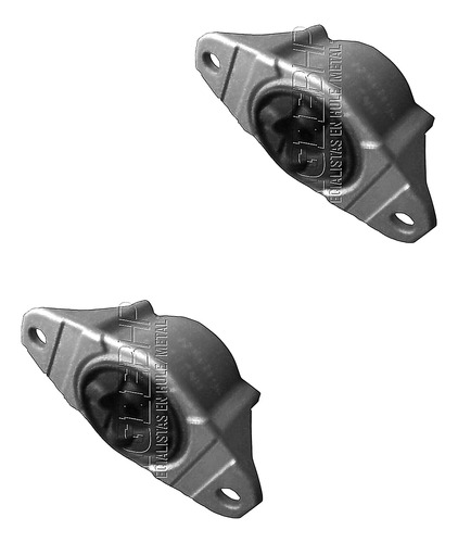 Par Bases Para Amortiguador Traseras Mazda 3 L4 2.3l 04-13