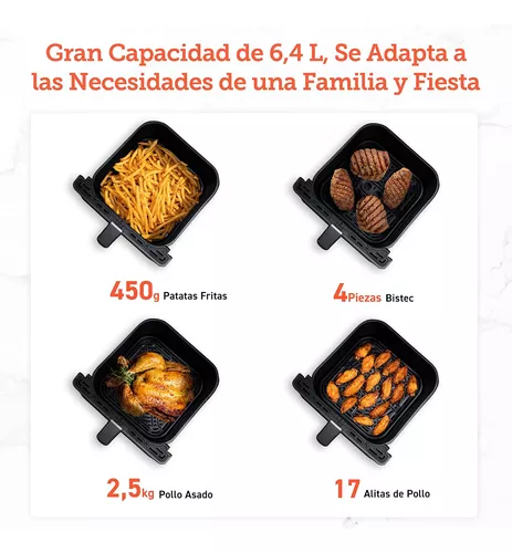 Cosori Freidora Sin Aceite Inteligente 6,4l