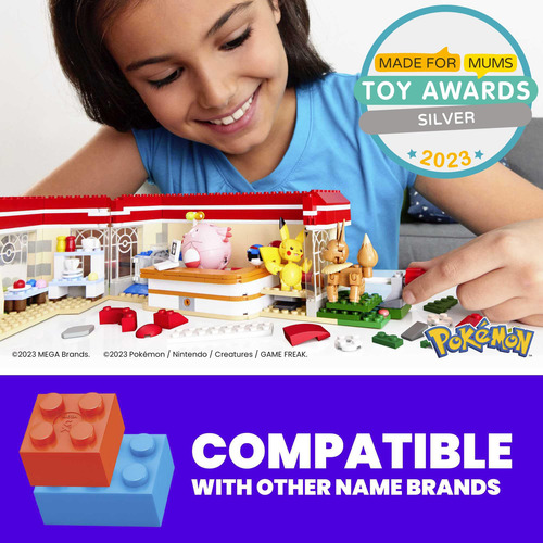 Set De Juguetes De Construcción Mega Pokémon Forest Pokémon