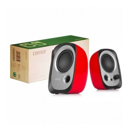 Parlantes Edifier 2.0 R12u Rojo 2 Watts X 2