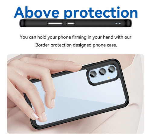 Funda Colorida De Tpu Para Teléfono Samsung Galaxy A06 A16 A36 A56 A55 A35 A25 A15 A05s A05 A14 A54 4g 5g, Funda A Prueba De Golpes