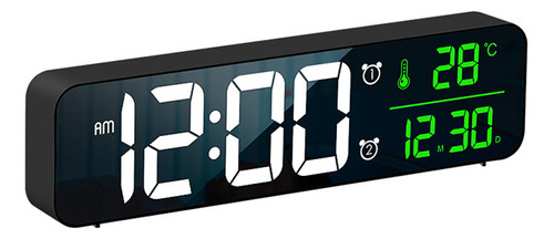 Reloj Digital K Con Alarma Led Grande Para Pared De Dormitor