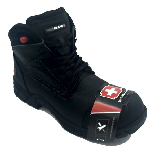 Zapato Swissbrand Gladiator Hombre Negro - 510701 Gri/neg