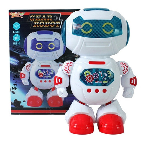 Robot Electronico Juguete Baile Sonido Luz Movimiento 5901b