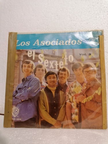 Disco De Acetato De 45 Rpm  Los Asociados---el Sexteto