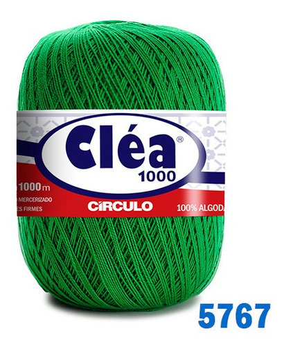 Linha Cléa 1000m Círculo Crochê Cor 5767 - BANDEIRA