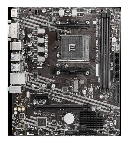 Tarjeta Madre Msi A520m-a Pro Am4 Ddr4 M-atx