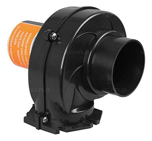 Seaflo Soplador Aire Linea Sentina 130 cfm Barco Negro 12 v